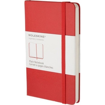 Moleskine Тефтер с бели страници Moleskine твърда корица P червен (930024)