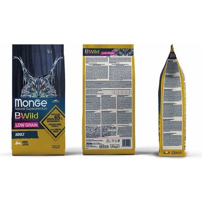 Monge Cat BWild Low Grain zajíc 10 kg