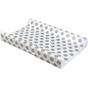 Lorelli Подложка за повиване с твърда основа Lorelli - Бяла със сиви точки, 50 х 80 cm (10130150005) - ozone
