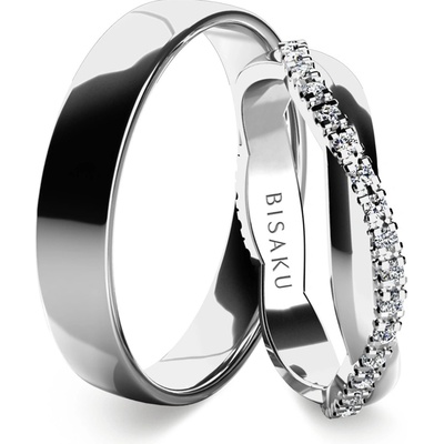 Bisaku Snubní Violino BIS B33539125WG Stříbrná