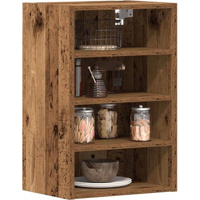 vidaXL Висящ шкаф "Рига" Старо дърво 40x29, 5x60 см Инженерно дърво (854182)