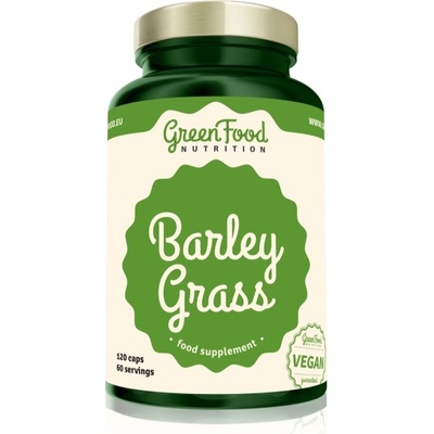 GreenFood Nutrition Barley Grass 120 kapslí