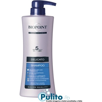 Biopoint Shampoo Delicato profesionální šampon na jemné vlasy 400 ml
