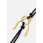 AllSaints ключодържател дамски от кожа WISHBONE (W716XD)