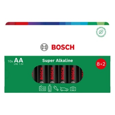 Bosch Super Alkal. AA 10pack LR6SA10B/00
