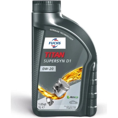 FUCHS Titan Supersyn D1 0W-20 1 l