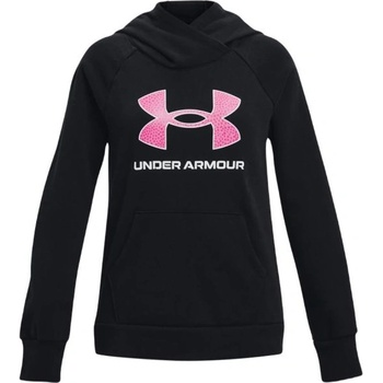 Under Armour Дамска блуза Under Armour Girls' UA Rival Fleece Big Logo Hoodie - Черен