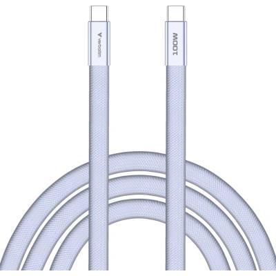Verbatim Sync & Charge SoftTouch USB-C to C cable 100W 120 cm - Purple (30278)