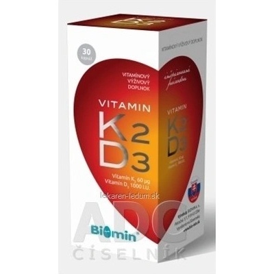 Biomin Vitamín K2 + Vitamín D3 Protect 30 kapsúl