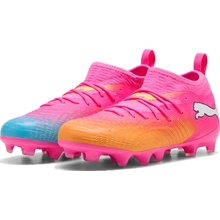 Puma FUTURE 9 MATCH FG/AG JR Růžová Oranžová Světle modrá Bílá