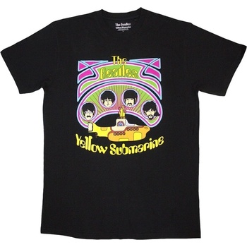 The Beatles Риза Yellow Submarine Heads in Circles v2 Unisex Black L (YSTS48MB03)