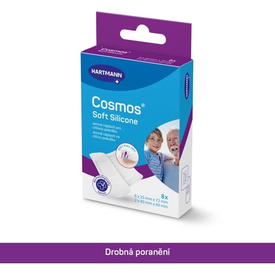 Cosmos sensitive silicone ultra jemná 2 vel. 8 ks