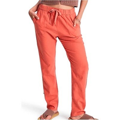 Roxy Дамски ежедневен панталон Roxy Women's On The Seashore Linen Cargo Trousers Casual trousers - Apricot Brandy (107-1588-0912)