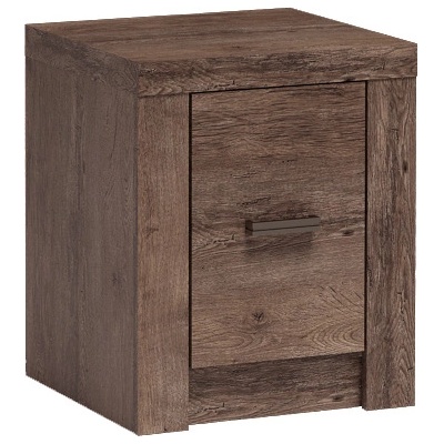 Bogdan Furniture Europe Нощно шкафче Indianapolis I-24, тъмна пепел