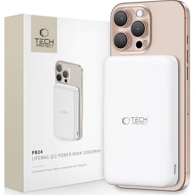 Tech-Protect PB24 Lifemag QI2 MagSafe 10000mAh white