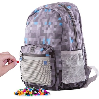 Pixie Crew Minecraft sivý/modrý