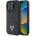 GUESS PU 4G метално лого с триъгълник от страз за iPhone 16 Pro Max черен Guess | Lilav | ЖЕНИ | UNI