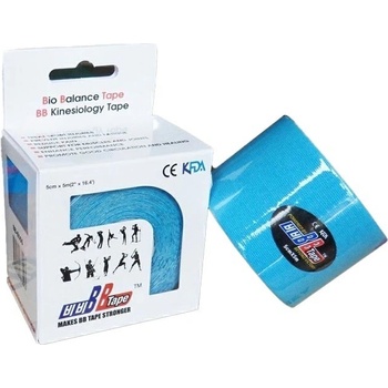 BB Tape kineziologický tejp s turmalínem modrá 5m x 5cm