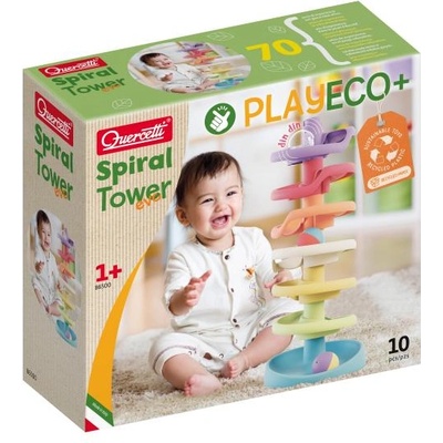 Quercetti PlayEco - Кула за топчета - спирала