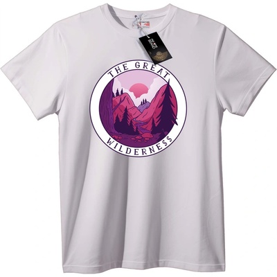 NOONEBRAND Тениска Великата дивина - 2XL, White