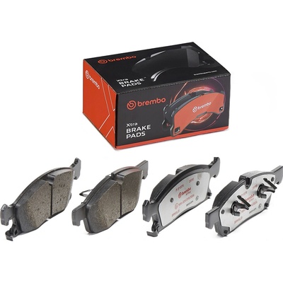 Sada brzdových platničiek, vždy 4 kusy v sade BREMBO P 37 017X (P37017X)