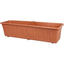 Plastkon Samozavlažovací truhlík Garden 80x15x17 cm terakota