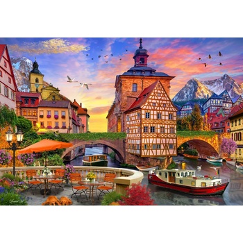 Image 1 of Bluebird Puzzle - Puzzle Maclean: Old City Hall, Bramberg Germany - 1 000 piese