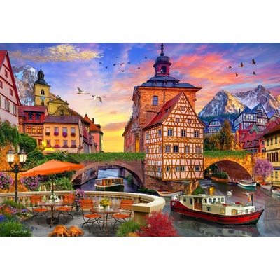 Bluebird Puzzle - Puzzle Maclean: Old City Hall, Bramberg Germany - 1 000 piese