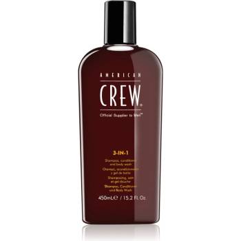 American Crew Hair & Body 3-IN-1 шампоан, балсам и душ гел 3 в 1 за мъже 450ml