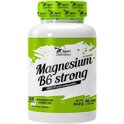 Sport Definition Magnesium + B6 Strong [90 капсули]