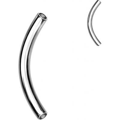 Atreya Náhradní titanový banánek s vnitřním závitem stříbrná 1,6 mm průměr 8 mm