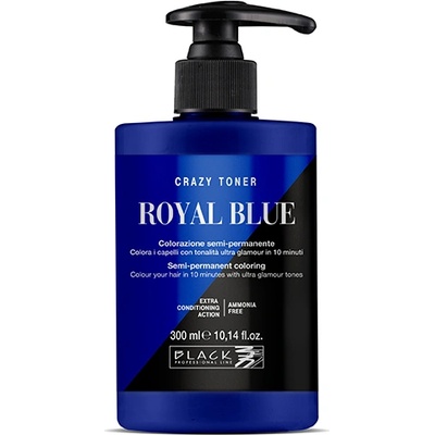 Black Professional Black Professional Crazy Toner Semi-permanent Hair Colour 300 ml полутрайна боя Royal Blue