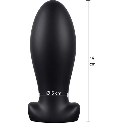 Hidden Desire Extreme Heavy Anal Stretcher Plug Black XL