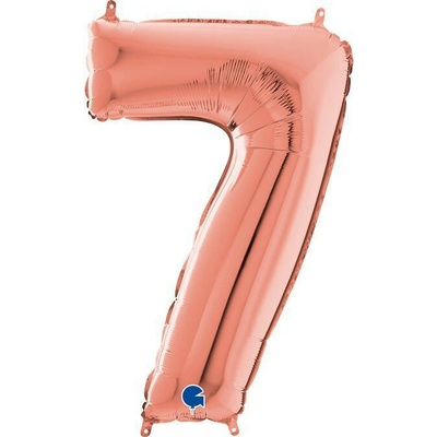 Grabo Fóliový balónik Nafukovacie číslice Rose Gold 66 cm