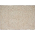 vidaXL Килим за площ Естествено и бяло 200 x 290 см юта (42010609)