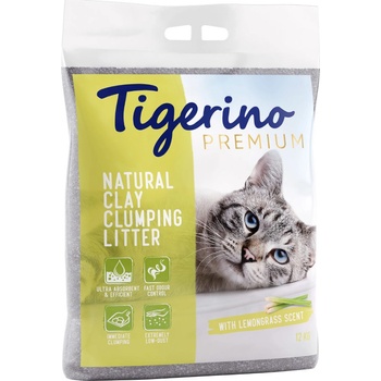 Tigerino Premium podstielka s vôňou citrónovej trávy 2 x 12 kg
