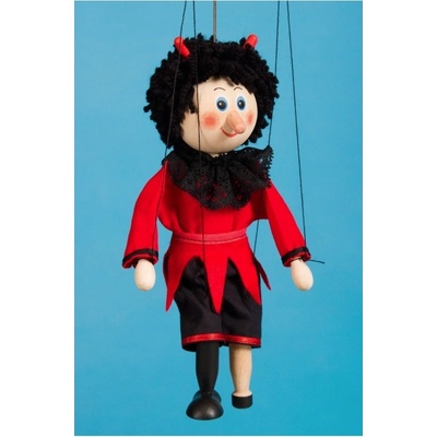 Mašek umělecká výroba loutka Čert EH 20 cm – Zboží Dáma