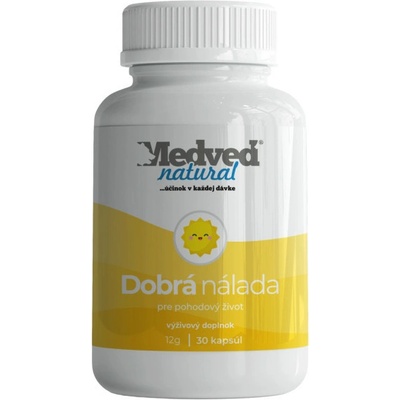 Medveď natural Dobrá nálada 30 kapslí