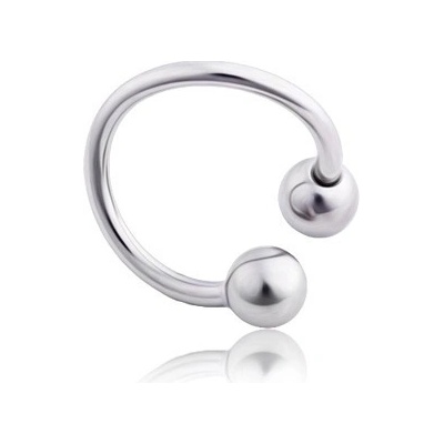 Šperky eshop piercing do obočí z chirurgické oceli spirála AC8.14