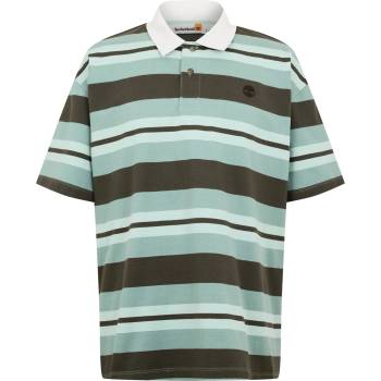 Timberland Блуза с яка Timberland Men's Striped Rugby Short Sleeve Polo Shirt - Green Bay Yd