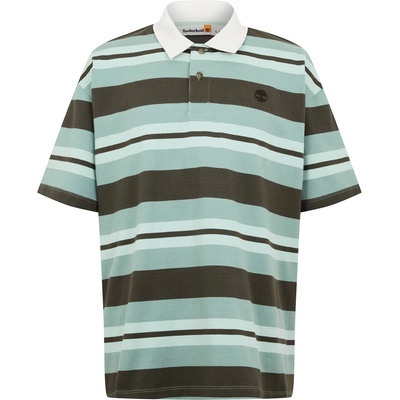 Timberland Блуза с яка Timberland Men's Striped Rugby Short Sleeve Polo Shirt - Green Bay Yd