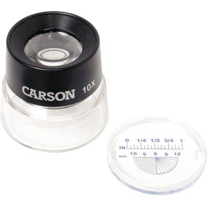 Carson Лупа Lumi Loupe 10x с подвижна мерителна скала (LL-20)