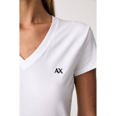 Giorgio Armani тениска basic дамска от памук с еластан (XW002971.AF16294)