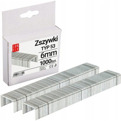 Lun Fix Spinky pre taker 6 mm typ 53, oceľové, čalúnnické, pre zošívačku 1000ks