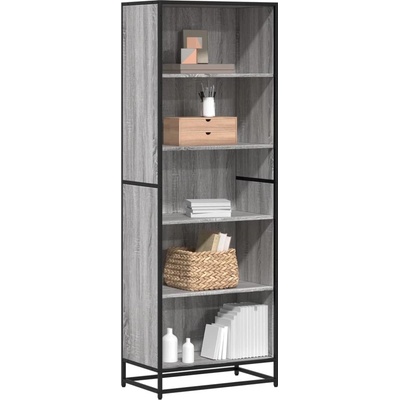 vidaXL Knihovna šedá sonoma 60x35x170,5 cm kompozitní dřevo