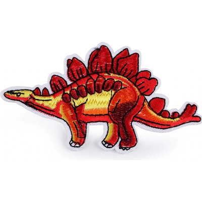 Nažehlovačka dinosaurus Varianta: 3 červená, Balení: 10 ks