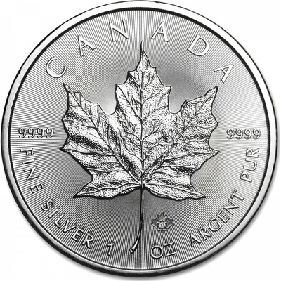 Royal Canadian Mint Strieborná minca Canadian Maple Leaf 2017 1 oz