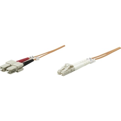 Intellinet 471268 optické vlákno LWL prepojovací [1x zástrčka LC - 1x zástrčka SC] 62,5/125 µ Multimode OM1, 2m
