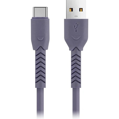 Maxlife Кабел MXUC-04 USB - USB-C, 1.0 m, 3A, лилав - Maxlife