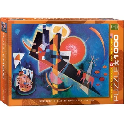 EUROGRAPHICS - Puzzle Kandinsky: Blue - 1 000 piese
